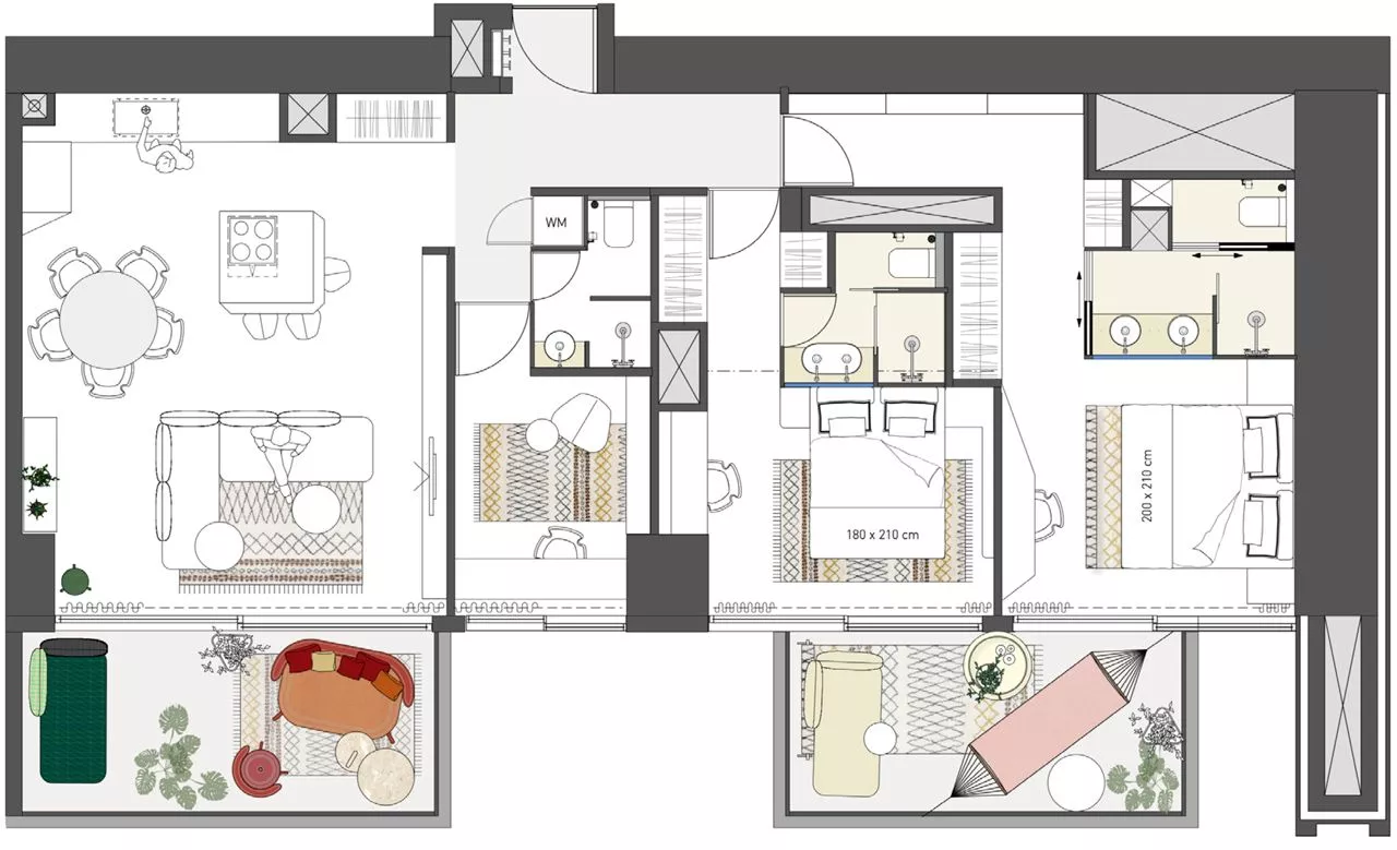 2 Bedrooms
